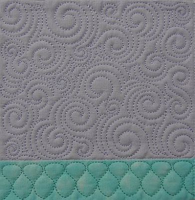 Quilted Swirls Table Runner -7