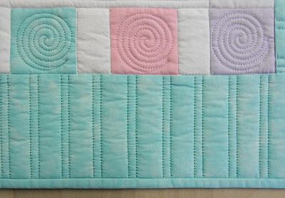 Quilted Swirls Table Runner -9