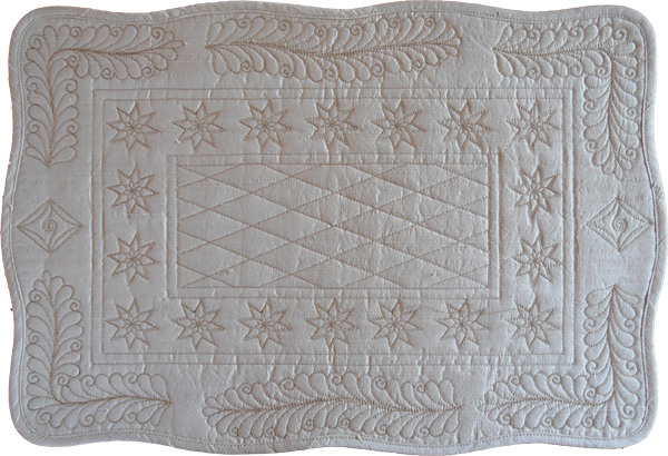 Quilted Wholecloth Placemats-4
