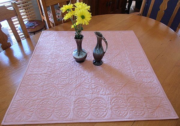 Quilted Wholecloth Table Topper -4