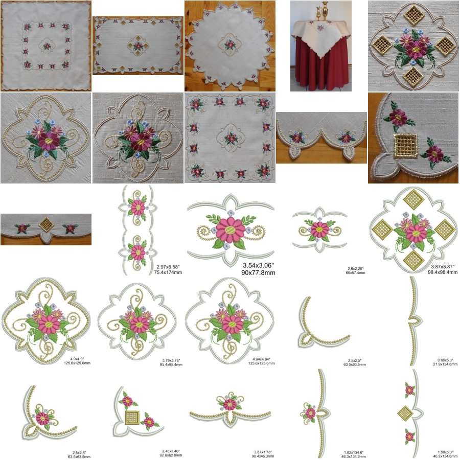 Dainty Daisy Table Toppers 
