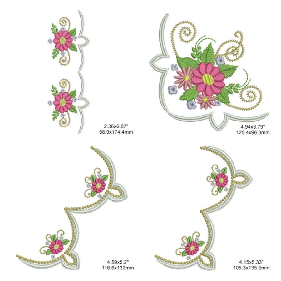 Dainty Daisy Table Toppers 