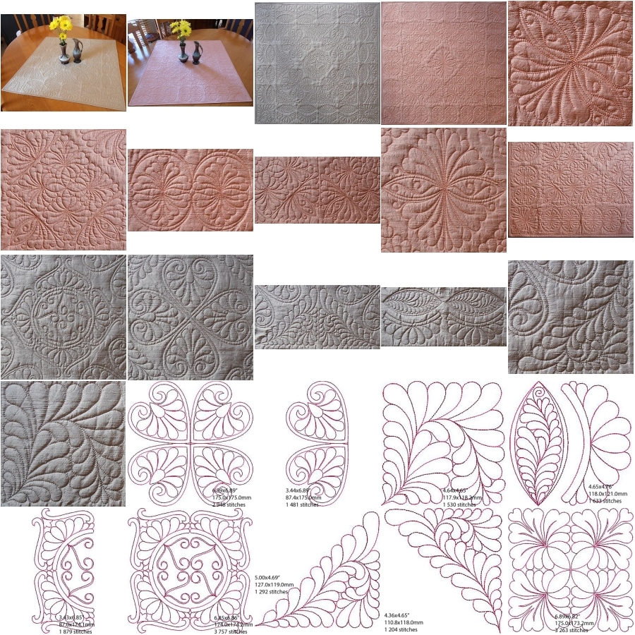 Quilted Wholecloth Table Topper 