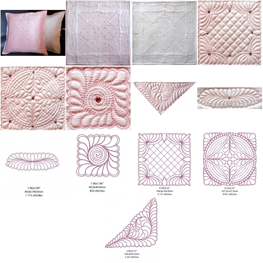 Quilted Wholecloth Cushion  