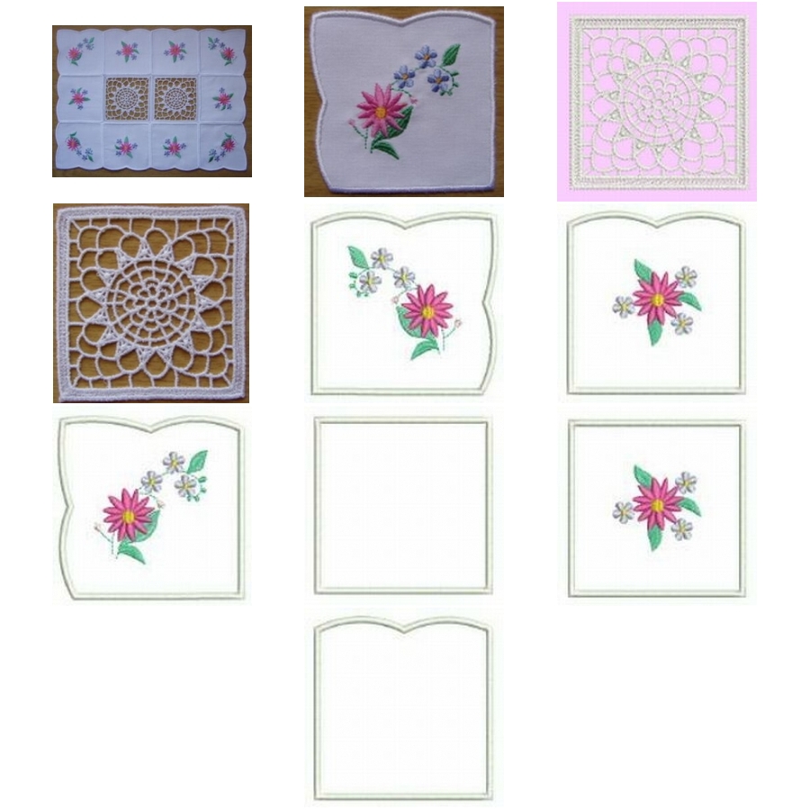 Lace and Daisy Runner 4x4