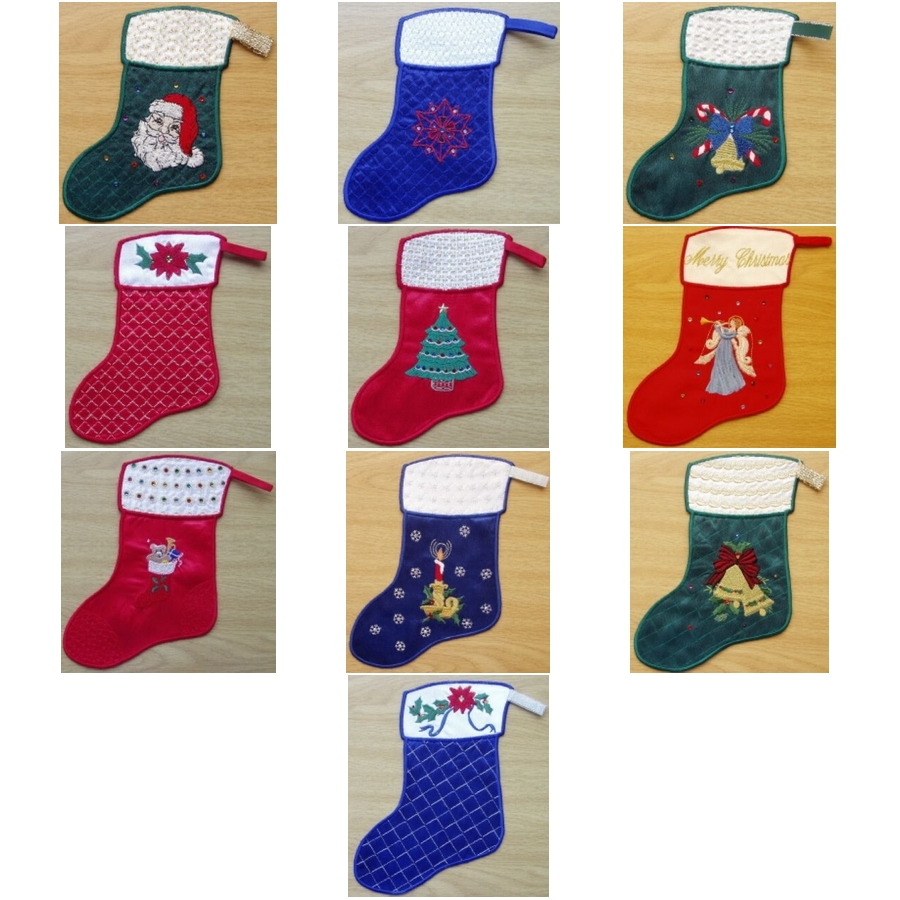 Christmas Stocking Combo 6x10