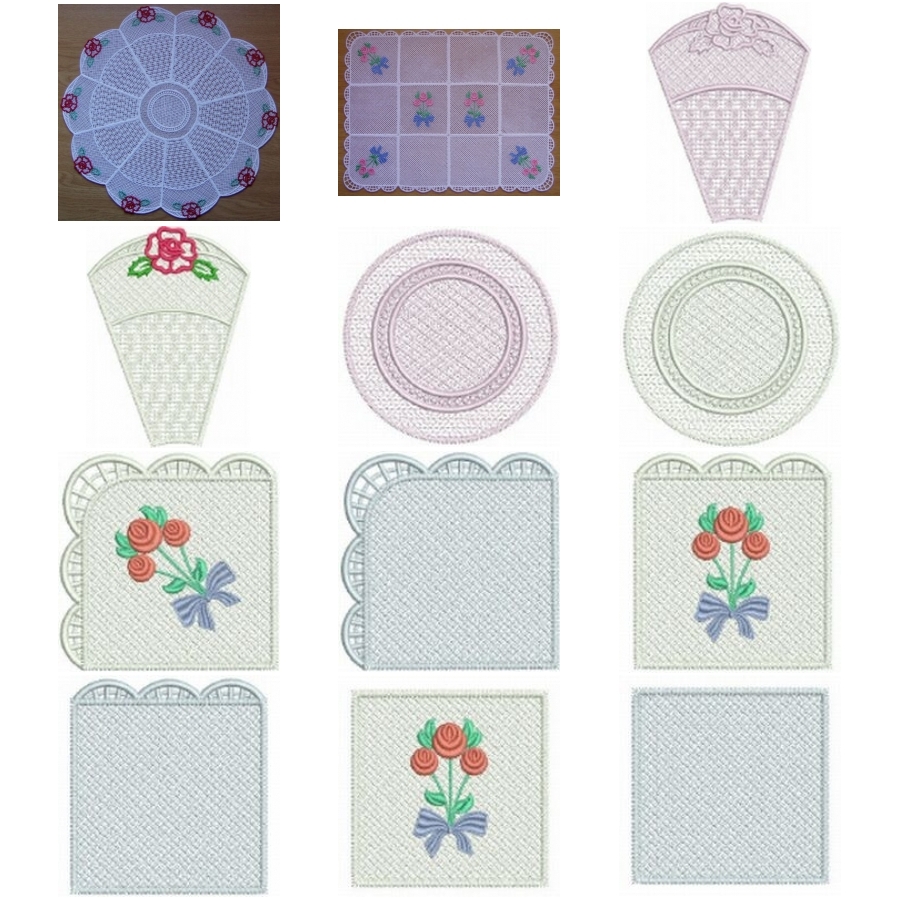 Rose Lace Combo 5x7