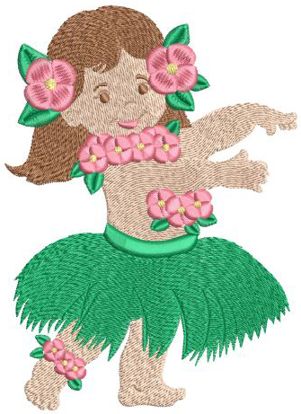 Hawaiian Dancing Girl