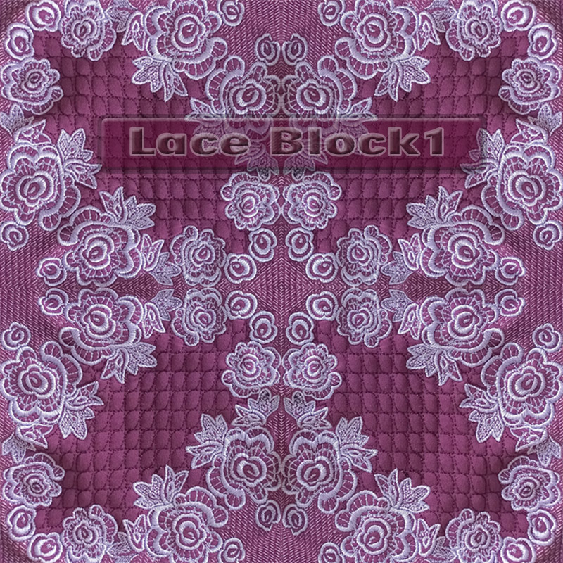 Dass00101097-1 Singles Lace Quilt Block