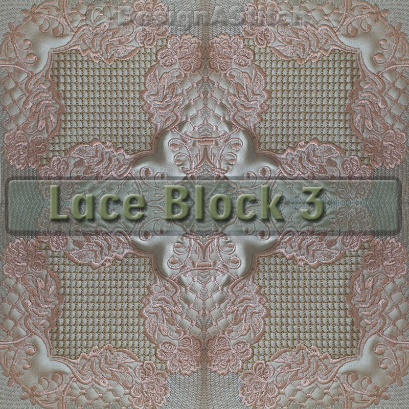 Dass00101097-3 Singles Lace Quilt Block