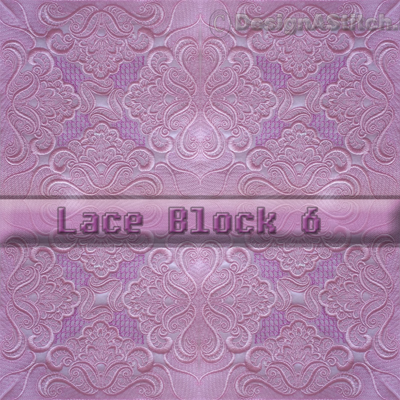 Dass00101097-6 Singles Lace Quilt Block