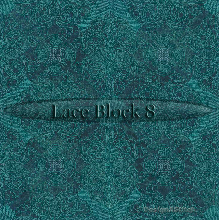 Dass00101097-8 Single Lace Quilt Block