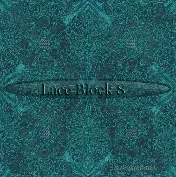 Dass00101097-8 Single Lace Quilt Block