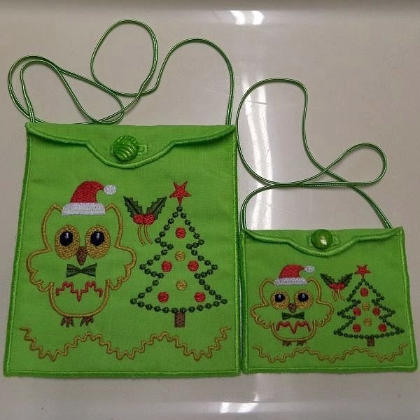 ITH Christmas Owl Bags -3