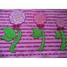Decorative Applique Flowers and Leaves -3