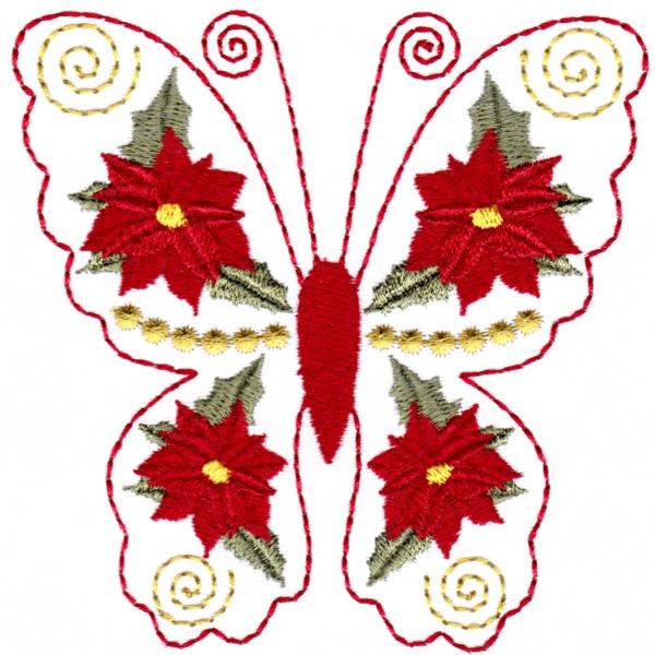 Christmas Butterflies -6
