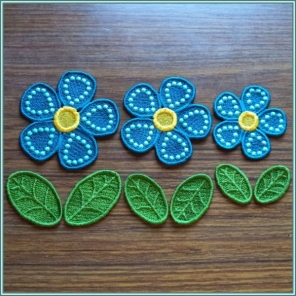 FSL Forget-Me-Nots & Leaves -3