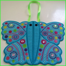 Dashing ITH Butterfly Potholders -5