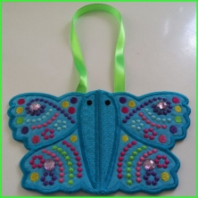 Dashing ITH Butterfly Potholders -7