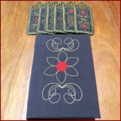 Swirly Floral Bookmarks -4