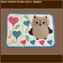 Adorable Owls with Free Owl Mug Rug -5