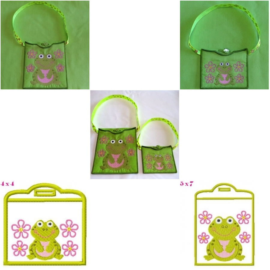 ITH Frog & Flowers Bag 