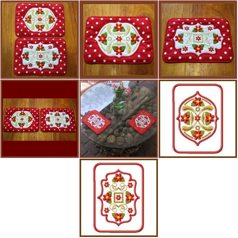 ITH Elegant Mug Rugs 
