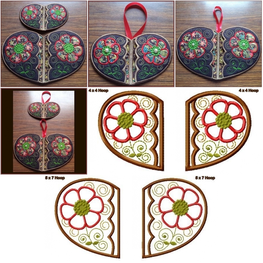 Beautiful Hearts Potholders