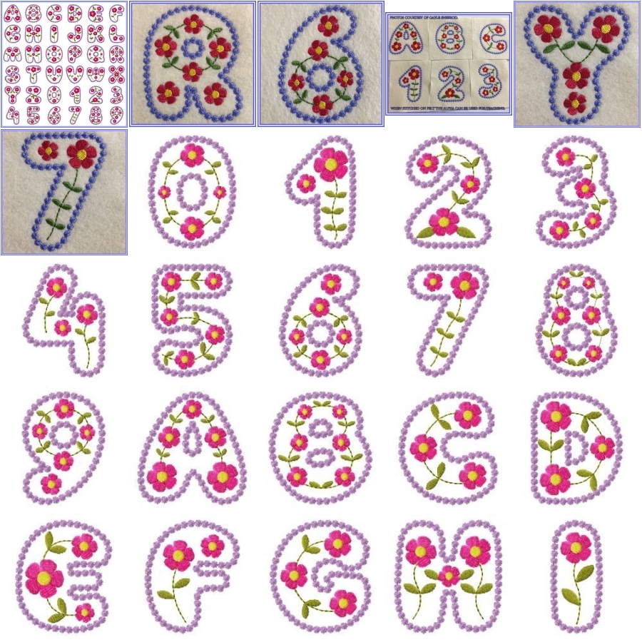 Candlewick & Flowers Alphabet 