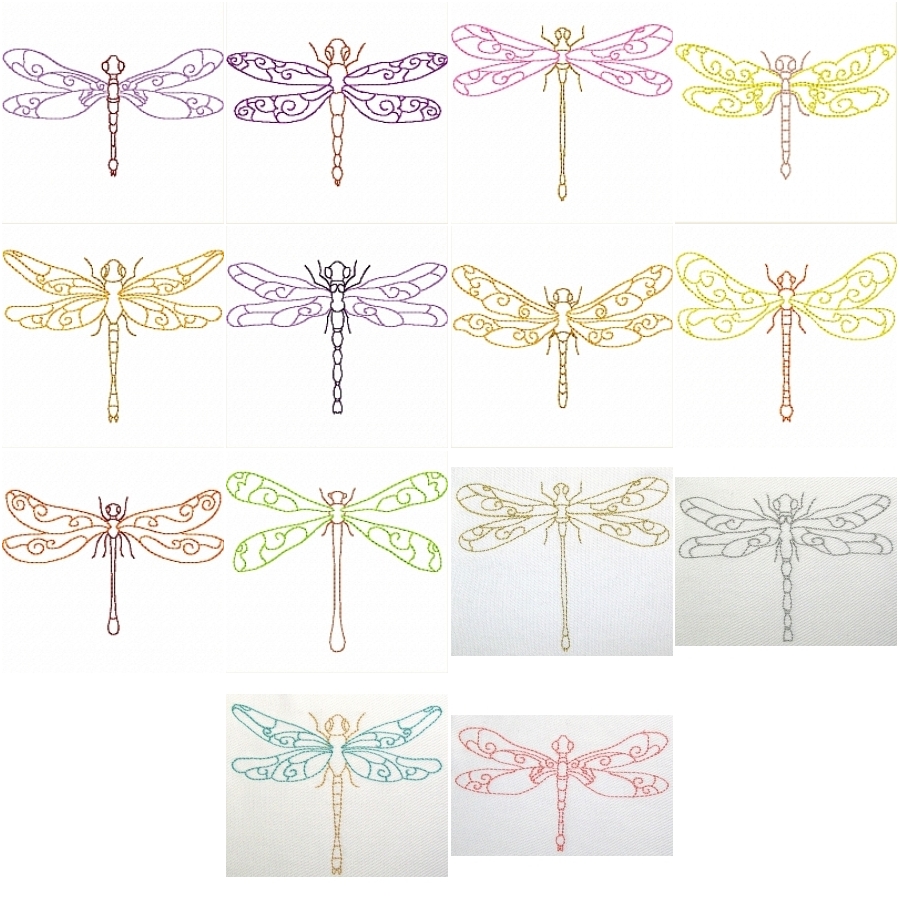 Lacy Dragonflies