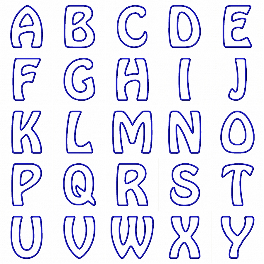 Applique Alphabet