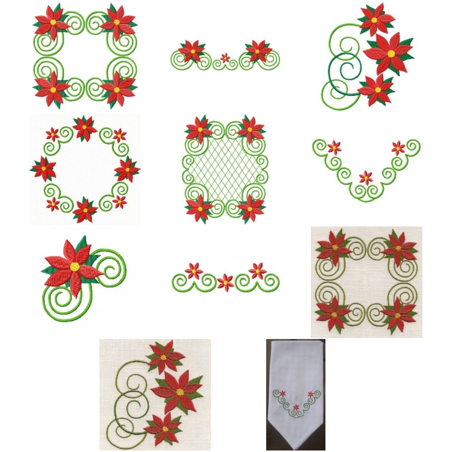 Christmas Poinsettias 