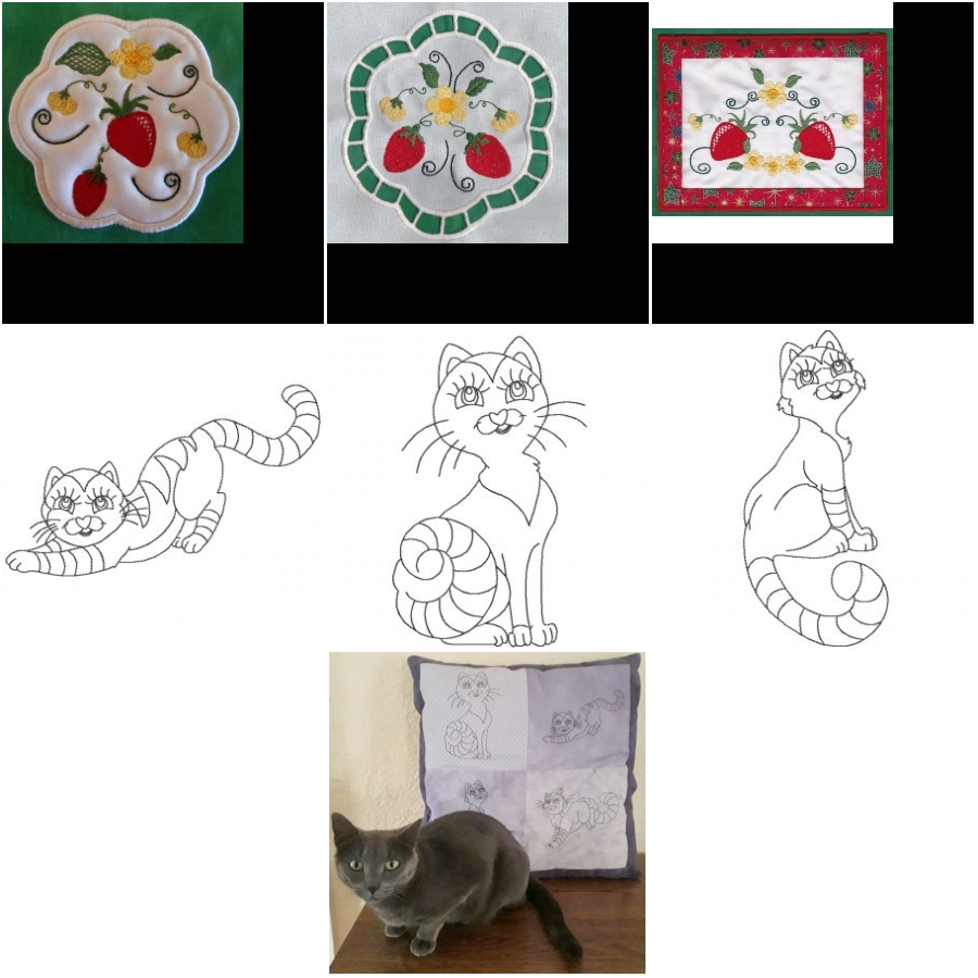 Outline Cats OregonPatchWorks