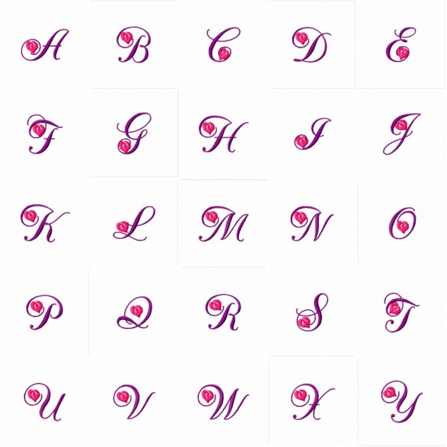 Romantic Alphabet