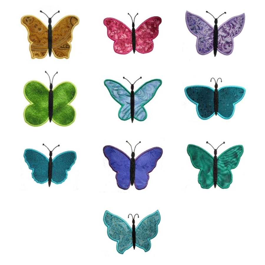 Applique Butterflies 1