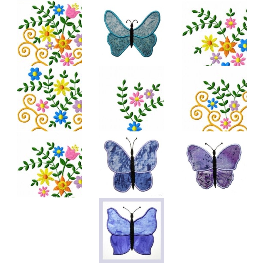 Applique Butterflies 2