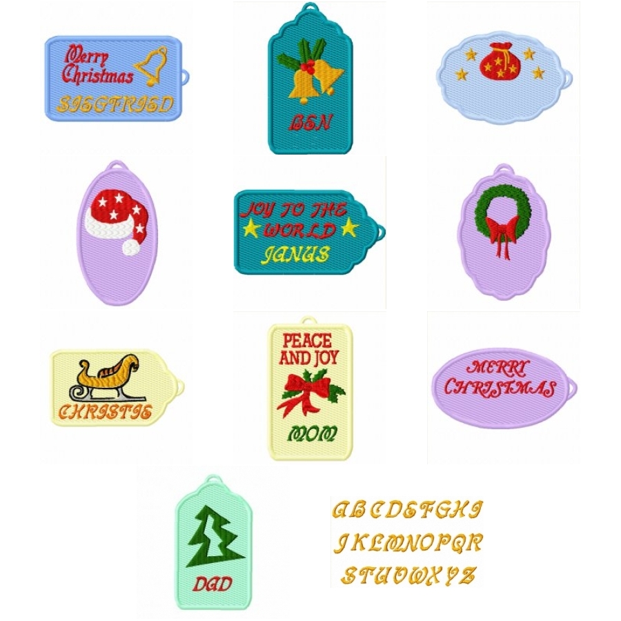FSL Christmas Name Tags