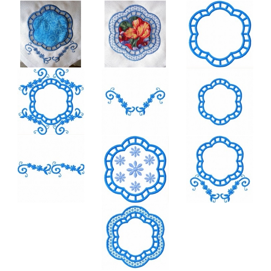 Cutwork Applique Frames