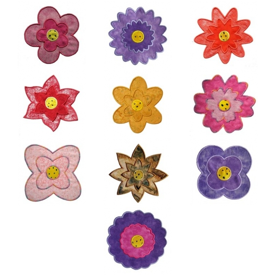 Applique Flowers 2