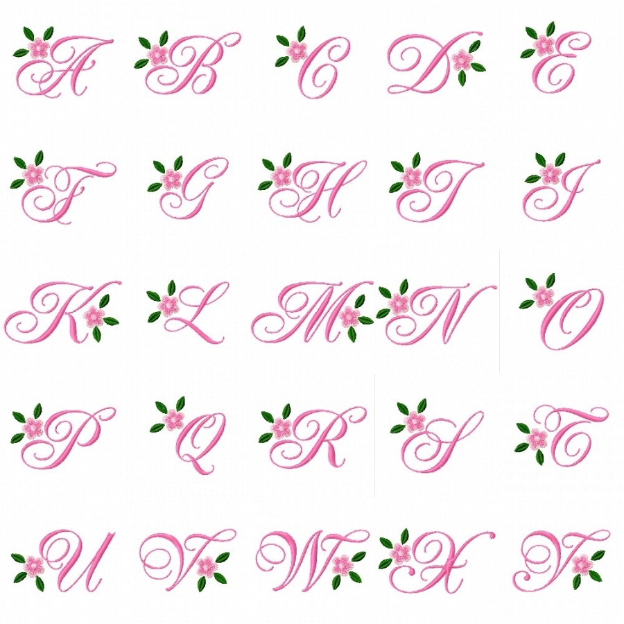 Floral Alphabet