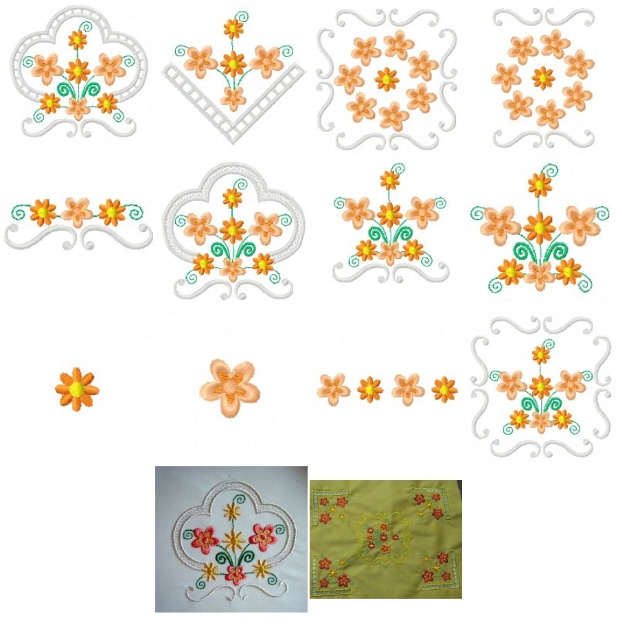 Cutwork Blossoms