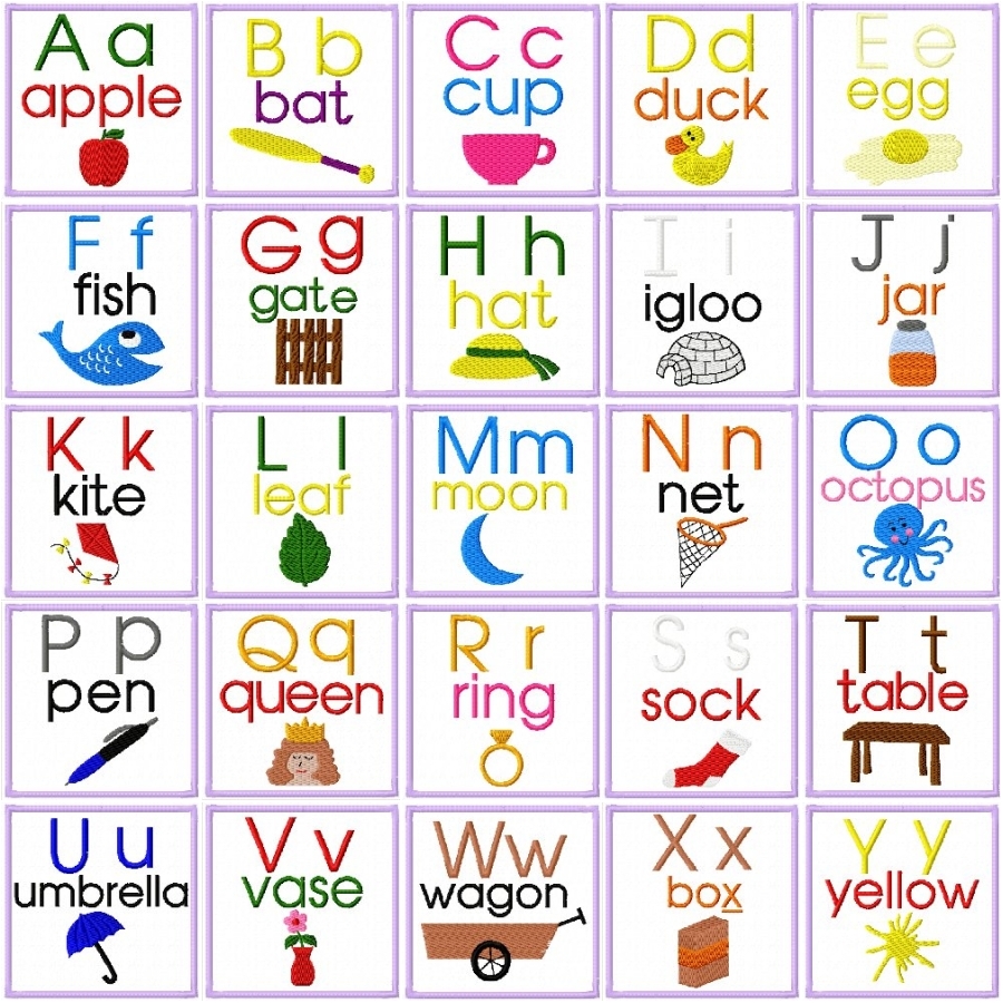 Applique Alphabet Blocks