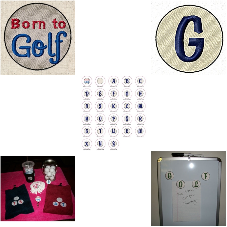 Golf Alphabet 
