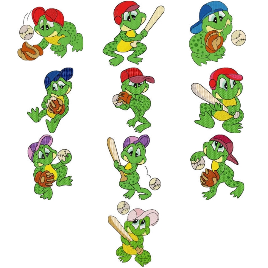 ALL STAR BASEBALL FROGGIES 
