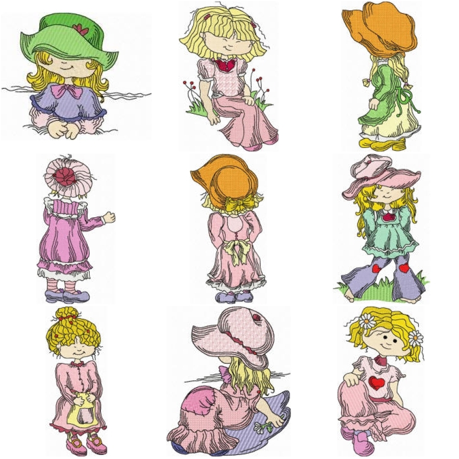 CUTE BONNET SARAH COLOUR 