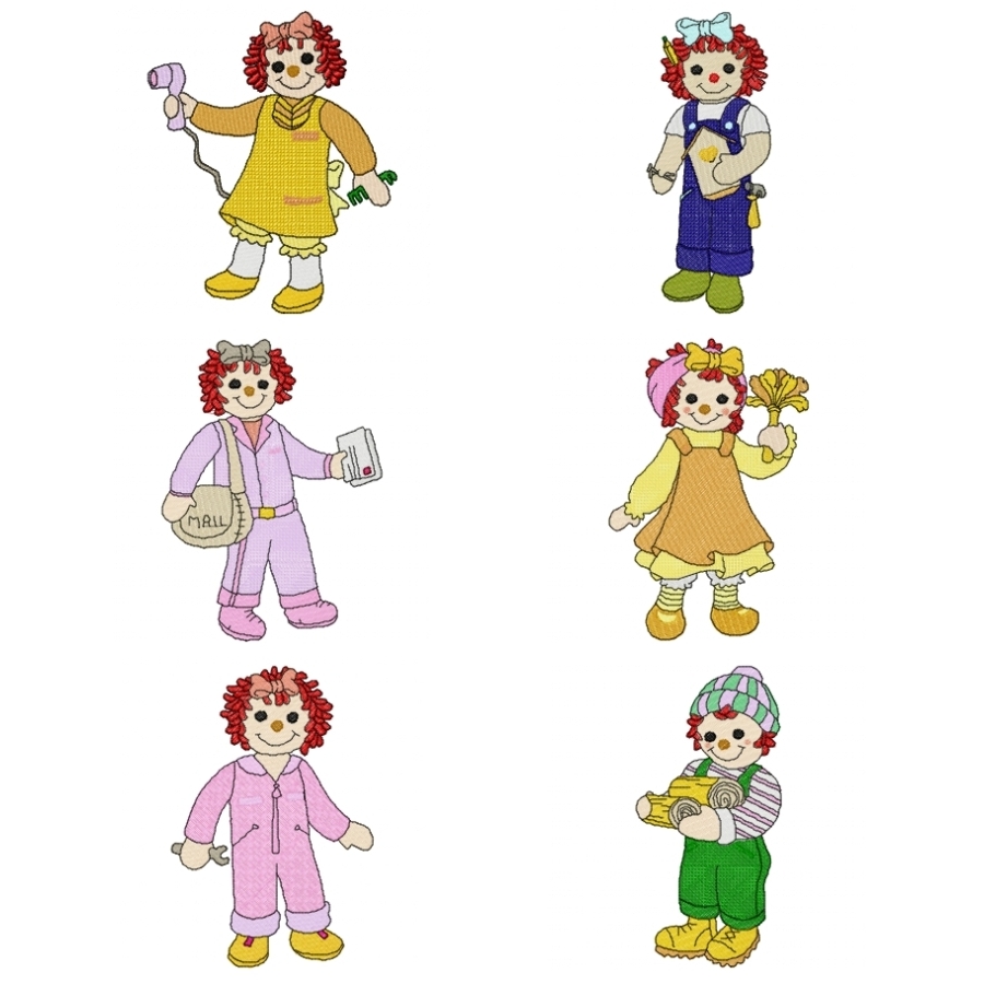 RAG DOLLS OCCUPATIONS OregonPatchWorks