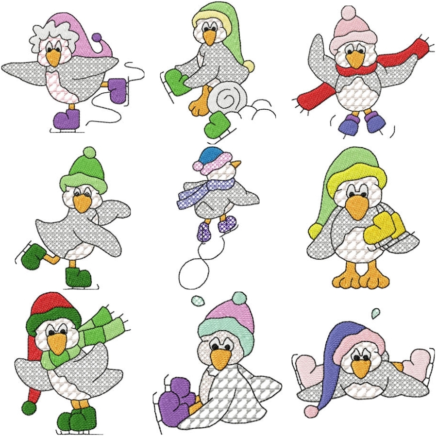 Colourful Penguin