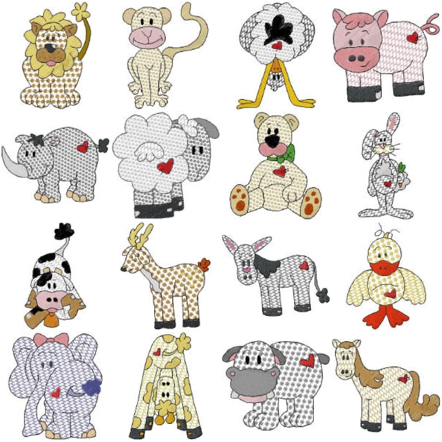 Colour Lace Critters