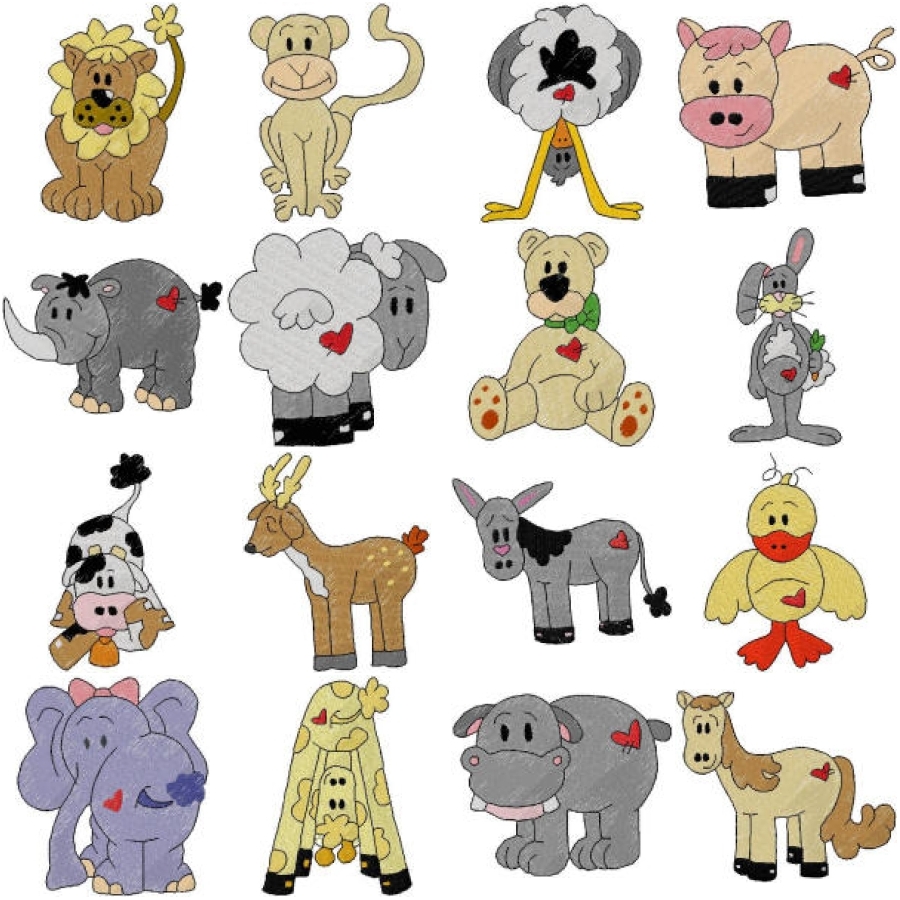 Critters Full Stitch