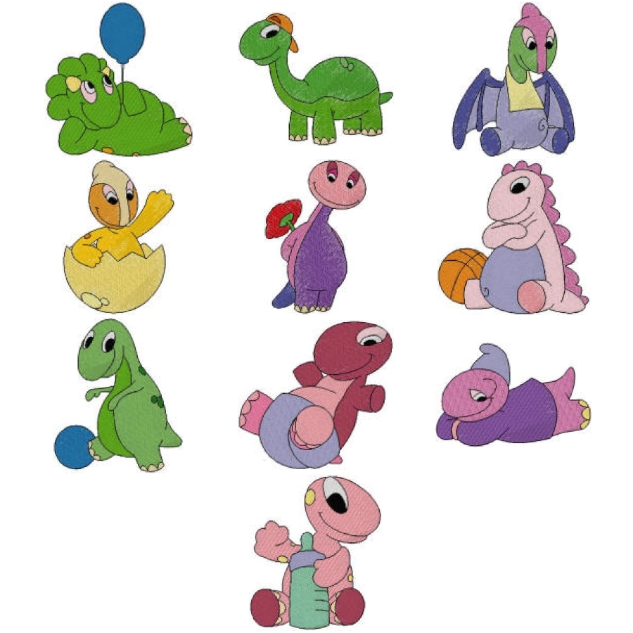 Dino Full Stitch